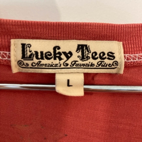 VINTAGE 90s Lucky Brand “Lovefest” Tee | Size L. Retro Y2K Boho  Mall Indie goth - Picture 7 of 13